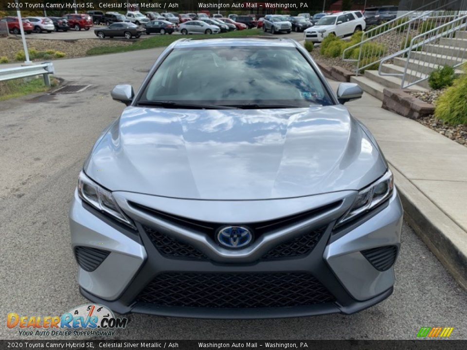 2020 Toyota Camry Hybrid SE Celestial Silver Metallic / Ash Photo #33