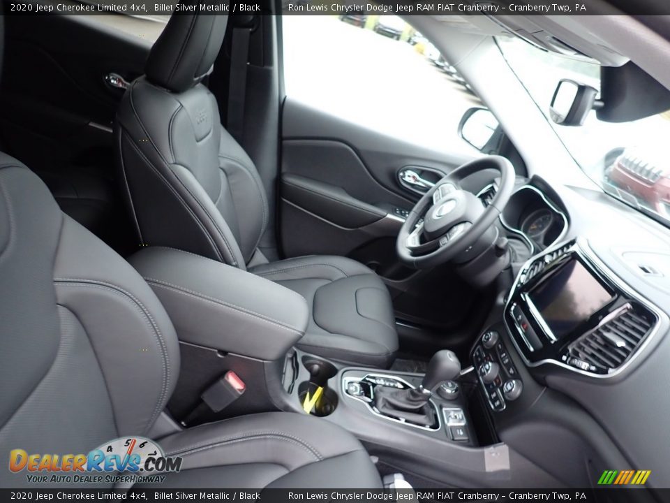 2020 Jeep Cherokee Limited 4x4 Billet Silver Metallic / Black Photo #10