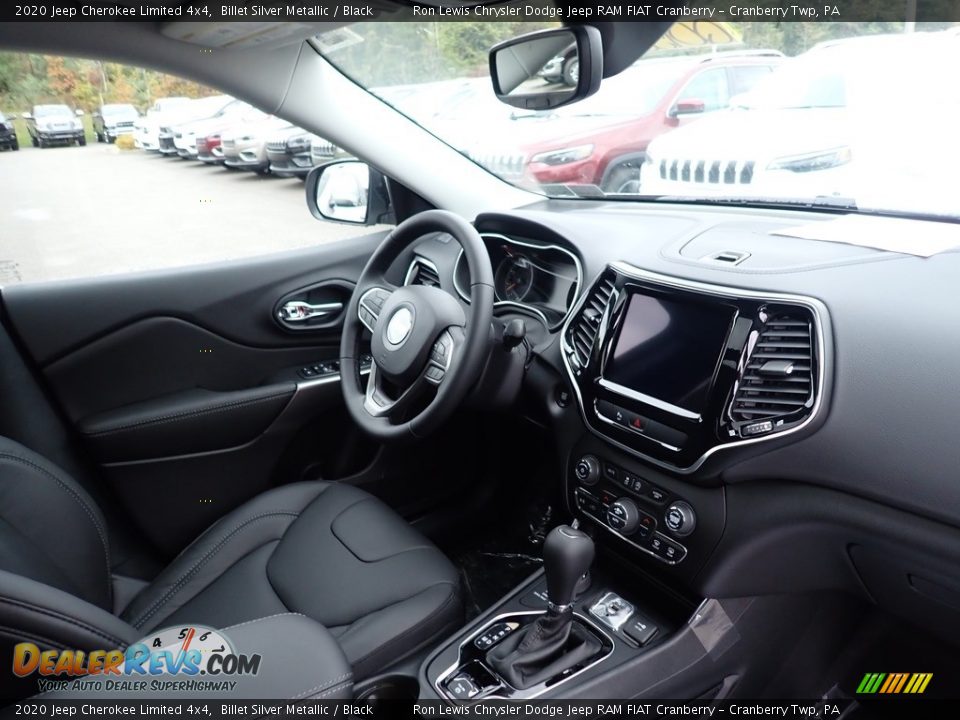 2020 Jeep Cherokee Limited 4x4 Billet Silver Metallic / Black Photo #11