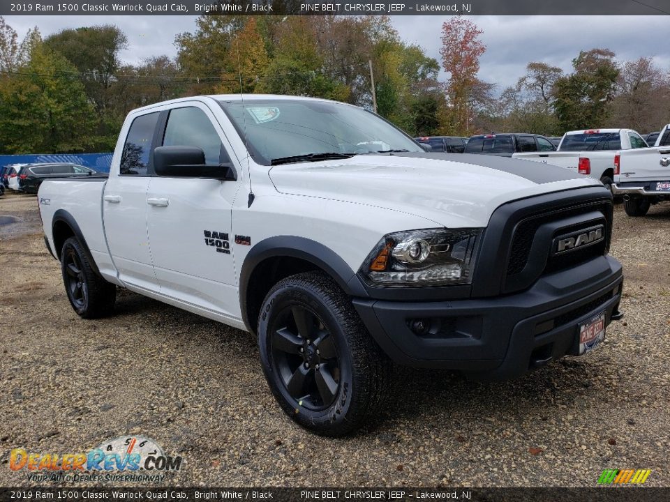2019 Ram 1500 Classic Warlock Quad Cab Bright White / Black Photo #1