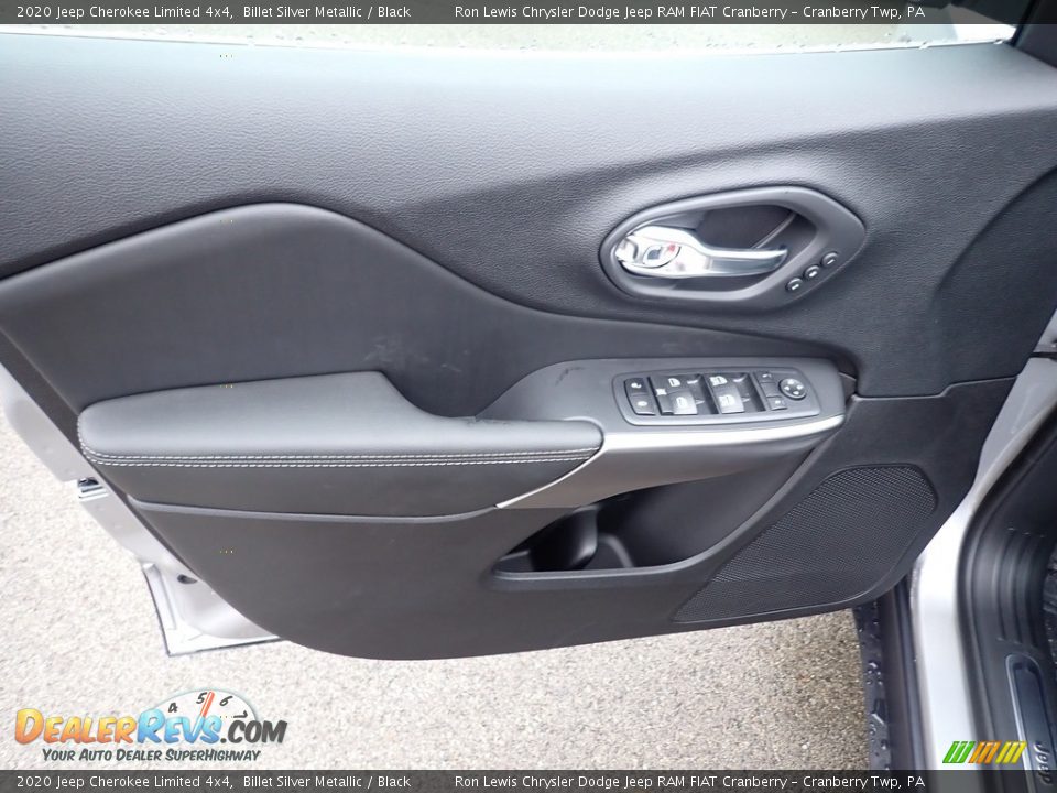 2020 Jeep Cherokee Limited 4x4 Billet Silver Metallic / Black Photo #13