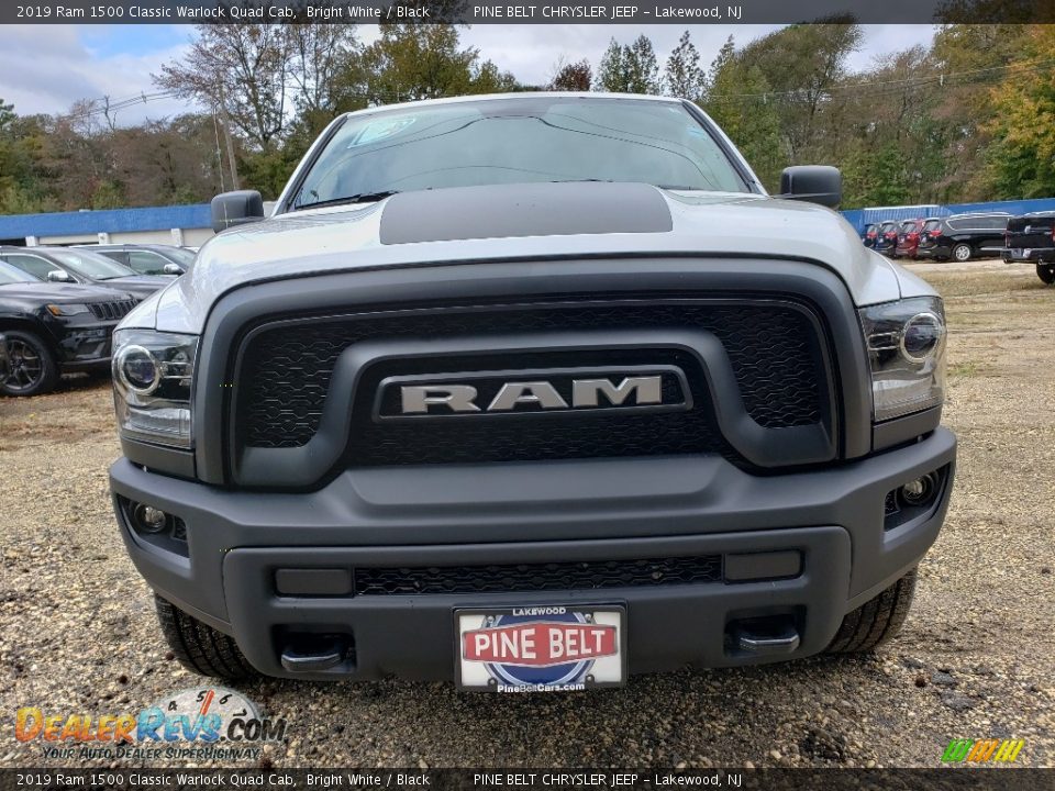 2019 Ram 1500 Classic Warlock Quad Cab Bright White / Black Photo #2