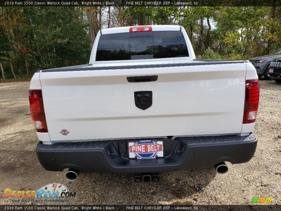 2019 Ram 1500 Classic Warlock Quad Cab Bright White / Black Photo #5