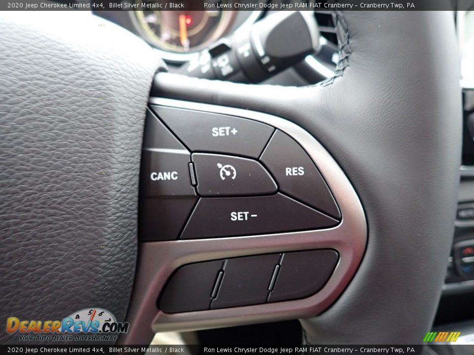 2020 Jeep Cherokee Limited 4x4 Billet Silver Metallic / Black Photo #19
