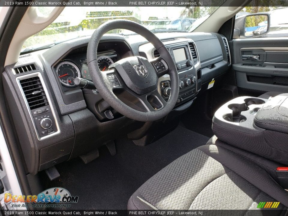 2019 Ram 1500 Classic Warlock Quad Cab Bright White / Black Photo #7