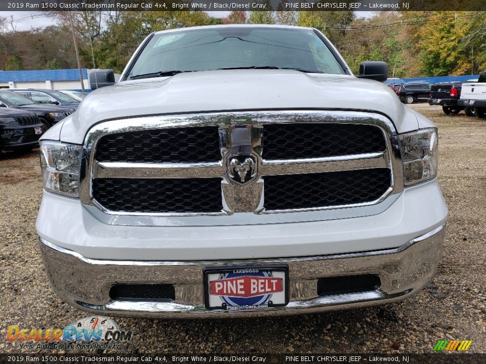 2019 Ram 1500 Classic Tradesman Regular Cab 4x4 Bright White / Black/Diesel Gray Photo #2