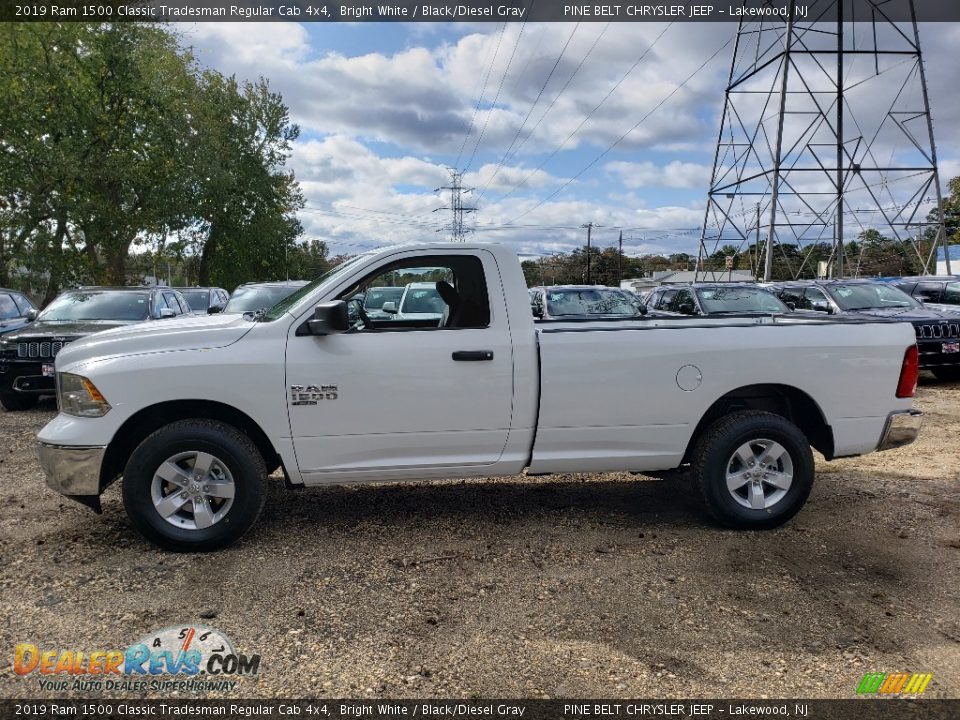 Bright White 2019 Ram 1500 Classic Tradesman Regular Cab 4x4 Photo #3