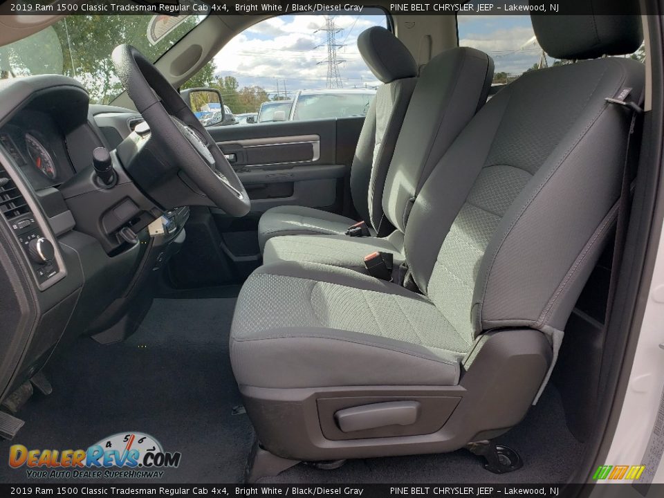 Front Seat of 2019 Ram 1500 Classic Tradesman Regular Cab 4x4 Photo #8