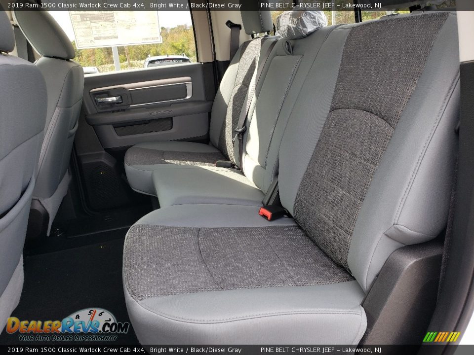 2019 Ram 1500 Classic Warlock Crew Cab 4x4 Bright White / Black/Diesel Gray Photo #6