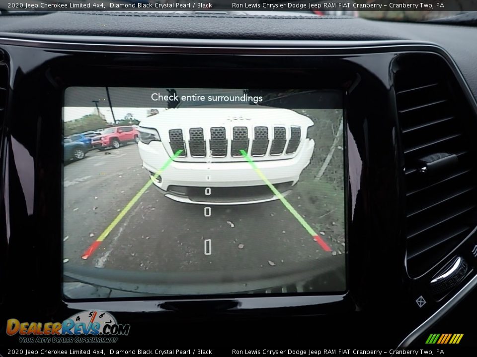 2020 Jeep Cherokee Limited 4x4 Diamond Black Crystal Pearl / Black Photo #15