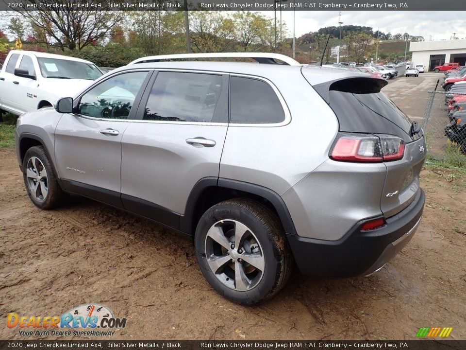 2020 Jeep Cherokee Limited 4x4 Billet Silver Metallic / Black Photo #3