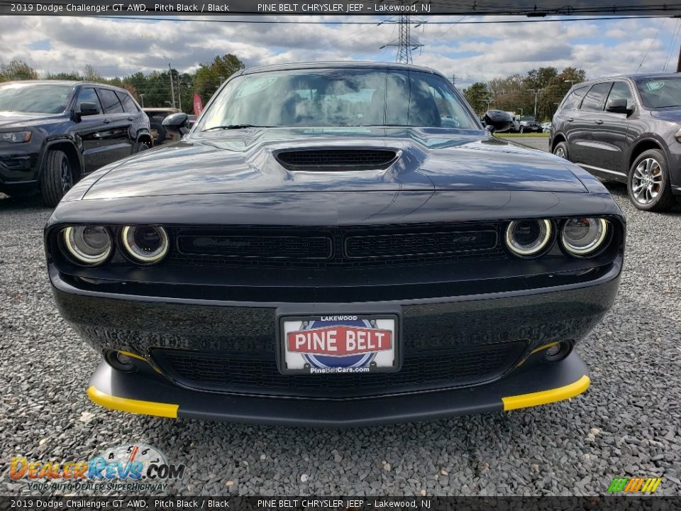 2019 Dodge Challenger GT AWD Pitch Black / Black Photo #2