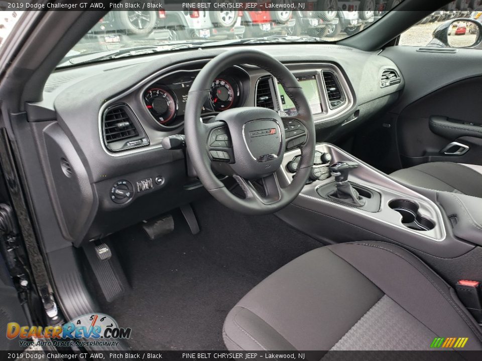 2019 Dodge Challenger GT AWD Pitch Black / Black Photo #7