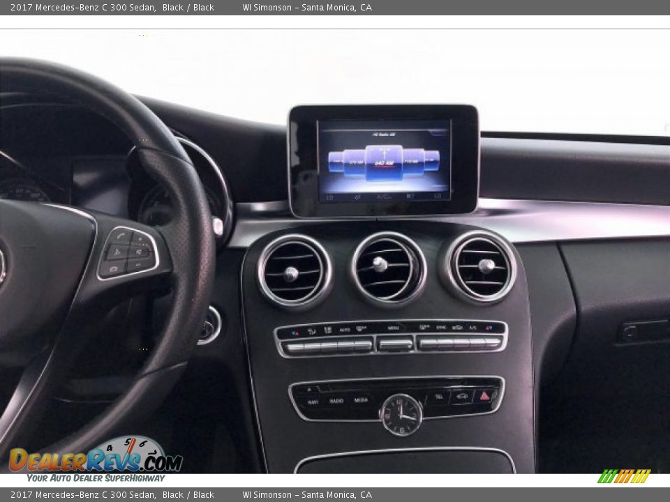 2017 Mercedes-Benz C 300 Sedan Black / Black Photo #5