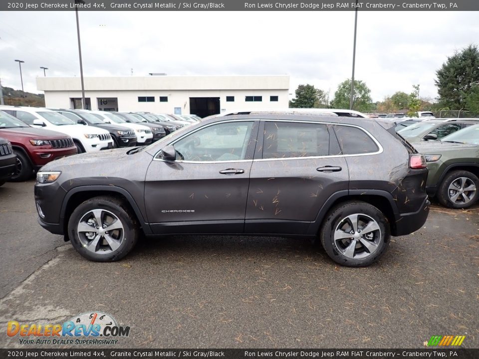 2020 Jeep Cherokee Limited 4x4 Granite Crystal Metallic / Ski Gray/Black Photo #2