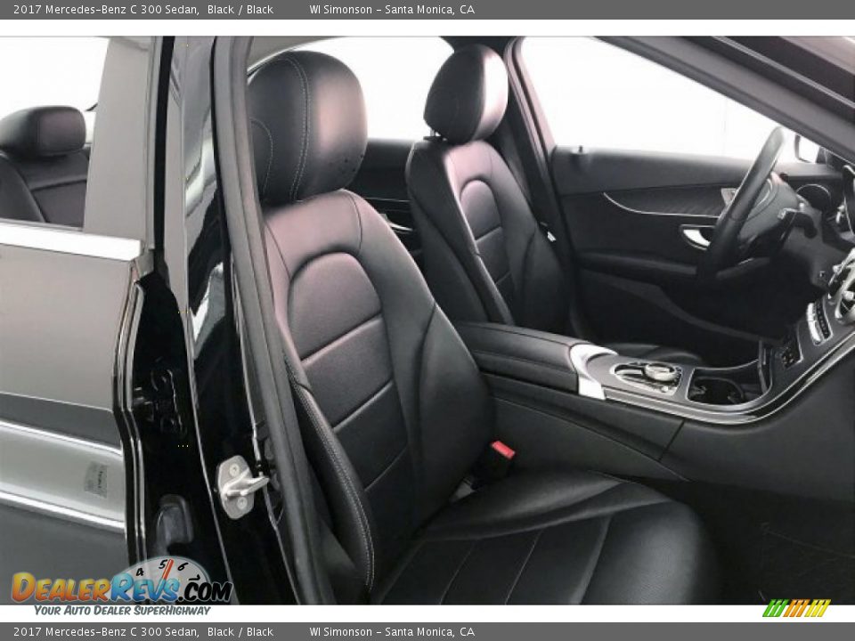 2017 Mercedes-Benz C 300 Sedan Black / Black Photo #6