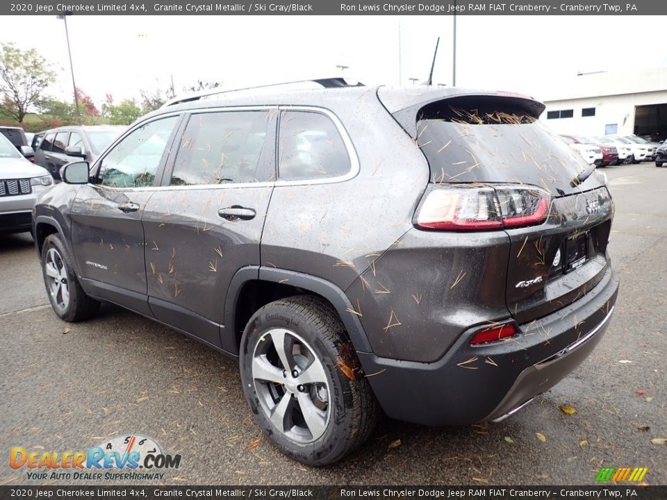2020 Jeep Cherokee Limited 4x4 Granite Crystal Metallic / Ski Gray/Black Photo #3