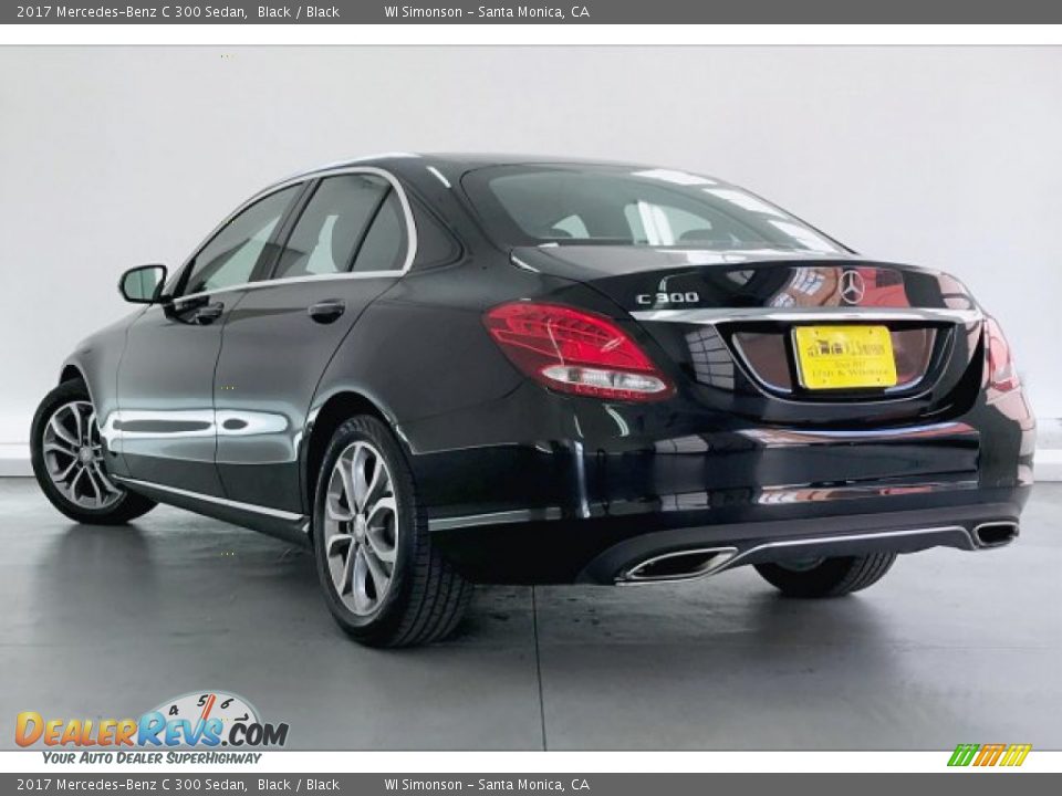 2017 Mercedes-Benz C 300 Sedan Black / Black Photo #8