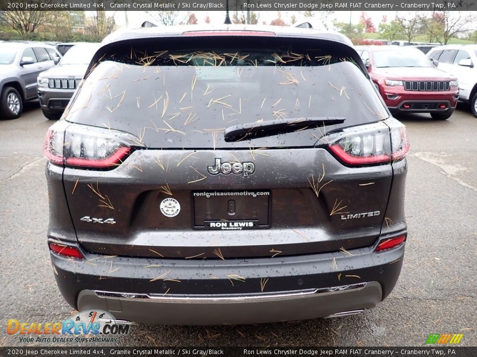 2020 Jeep Cherokee Limited 4x4 Granite Crystal Metallic / Ski Gray/Black Photo #4