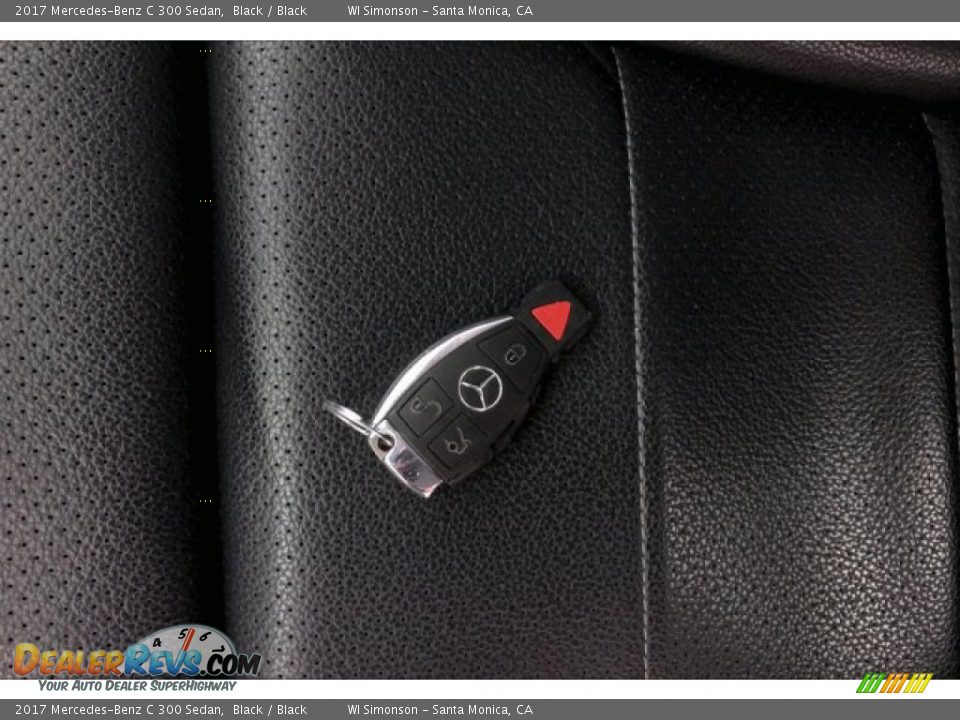 2017 Mercedes-Benz C 300 Sedan Black / Black Photo #9