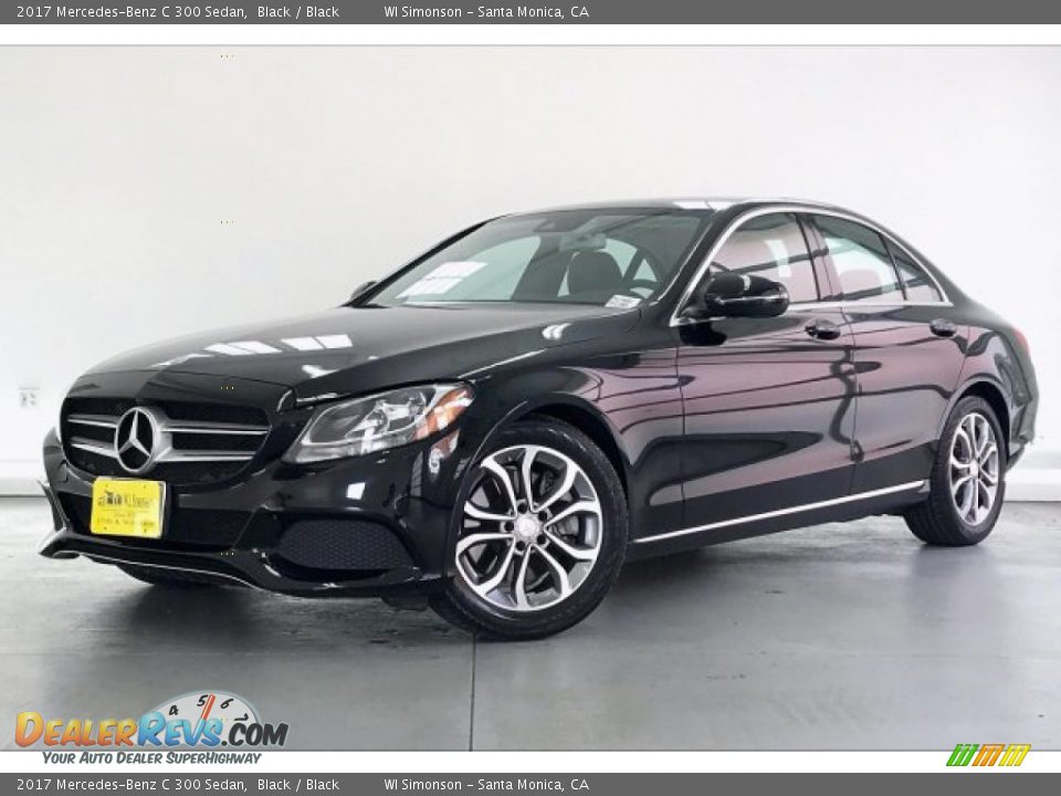 2017 Mercedes-Benz C 300 Sedan Black / Black Photo #10