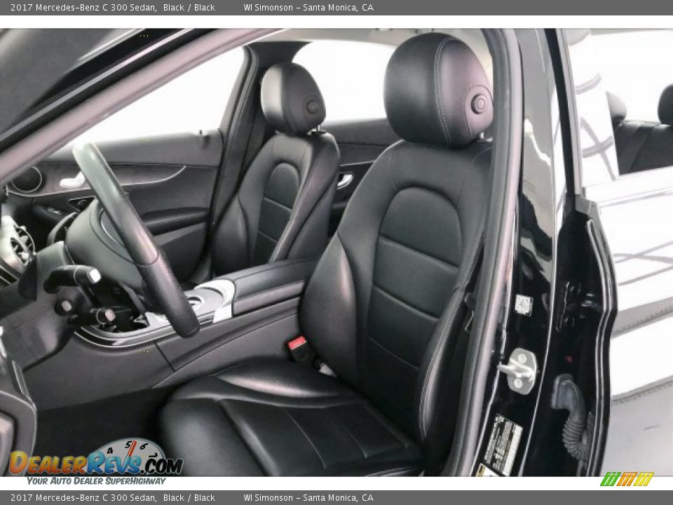 2017 Mercedes-Benz C 300 Sedan Black / Black Photo #11