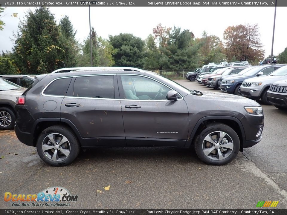 2020 Jeep Cherokee Limited 4x4 Granite Crystal Metallic / Ski Gray/Black Photo #6