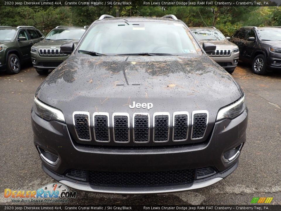 2020 Jeep Cherokee Limited 4x4 Granite Crystal Metallic / Ski Gray/Black Photo #8