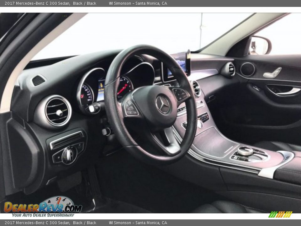 2017 Mercedes-Benz C 300 Sedan Black / Black Photo #17