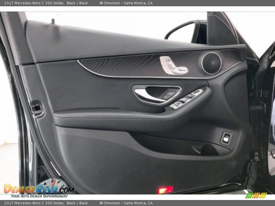 2017 Mercedes-Benz C 300 Sedan Black / Black Photo #20
