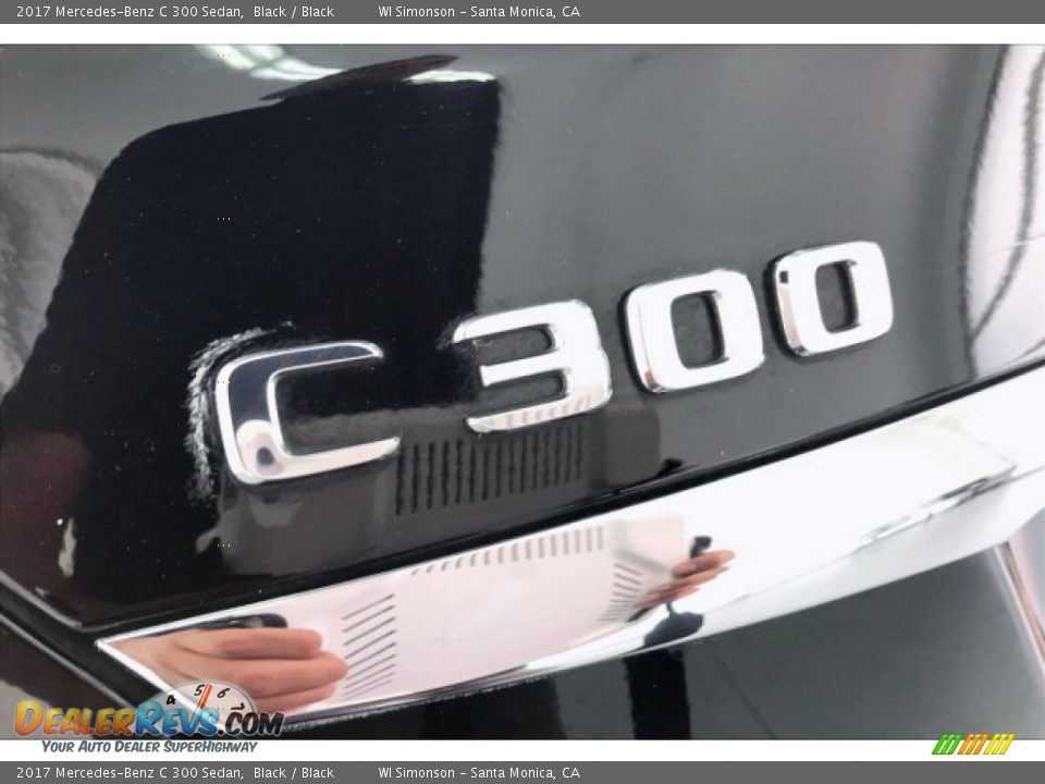 2017 Mercedes-Benz C 300 Sedan Black / Black Photo #22