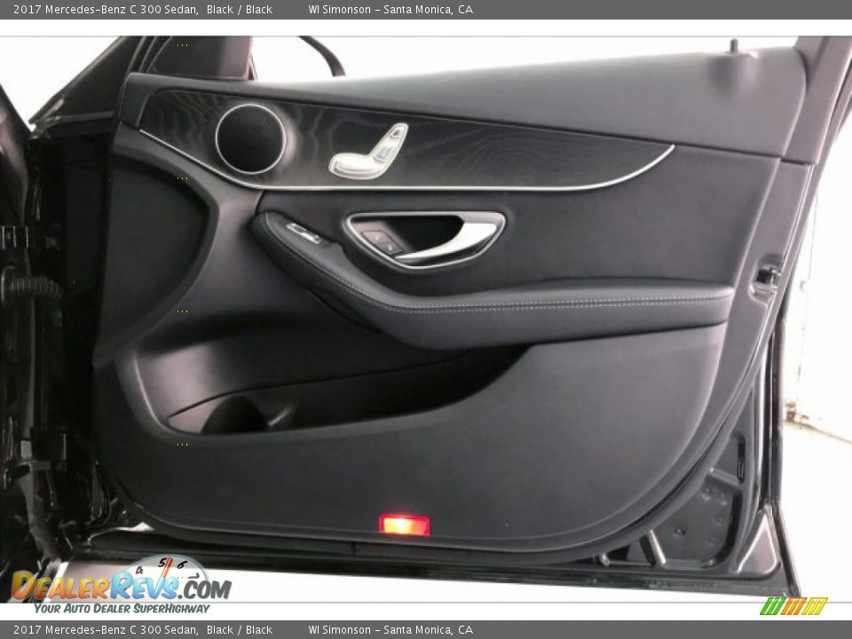 2017 Mercedes-Benz C 300 Sedan Black / Black Photo #24