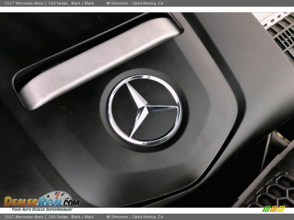 2017 Mercedes-Benz C 300 Sedan Black / Black Photo #25