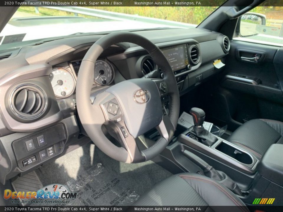 Black Interior - 2020 Toyota Tacoma TRD Pro Double Cab 4x4 Photo #3