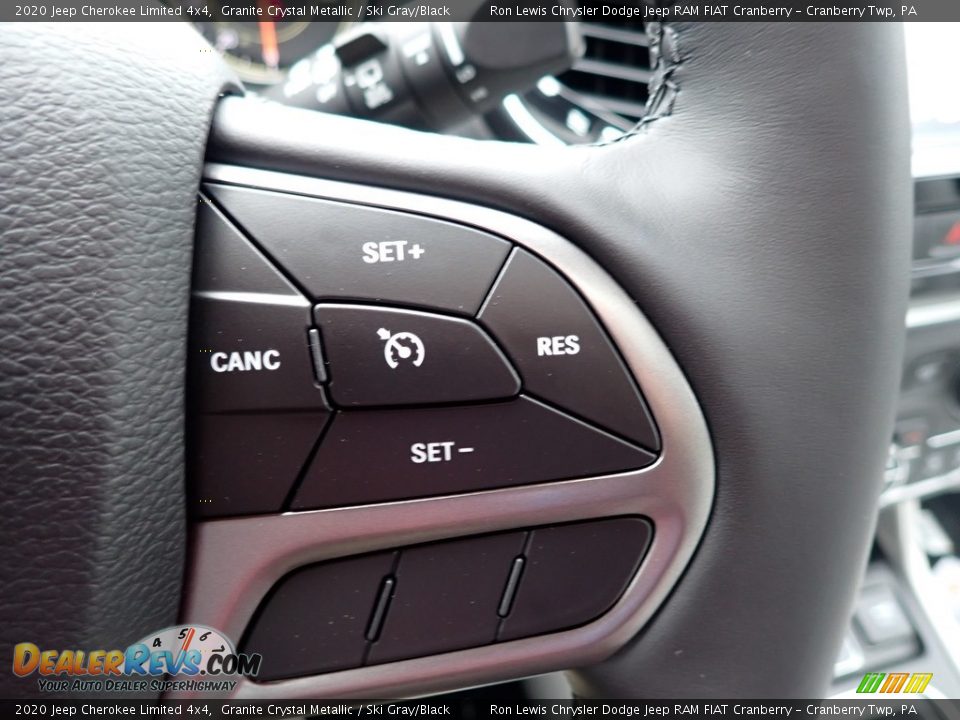 2020 Jeep Cherokee Limited 4x4 Granite Crystal Metallic / Ski Gray/Black Photo #18