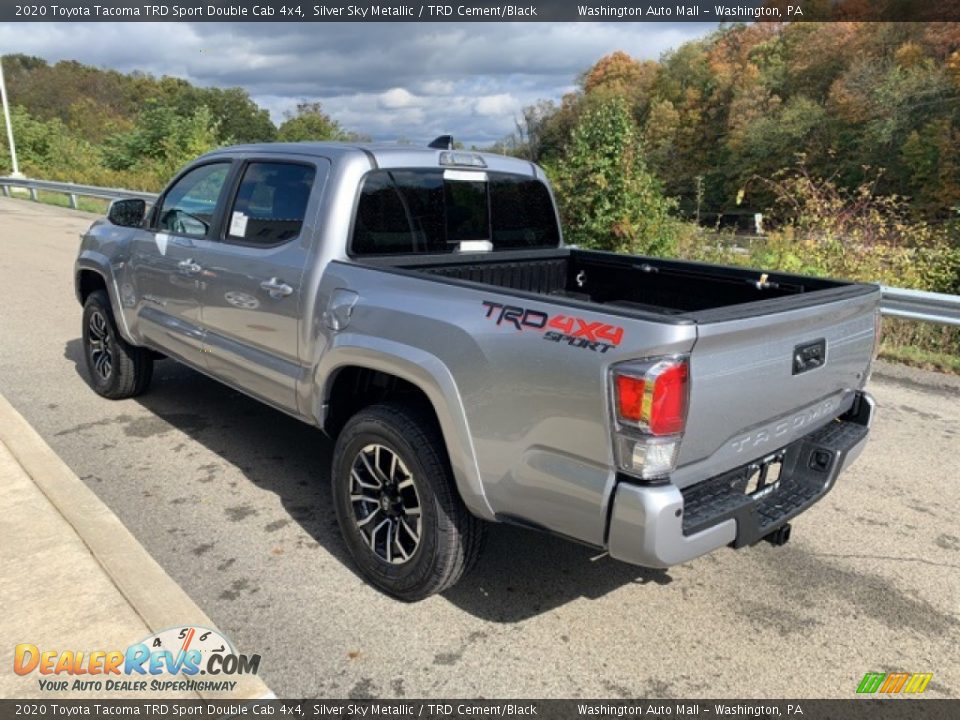 Silver Sky Metallic 2020 Toyota Tacoma TRD Sport Double Cab 4x4 Photo #2