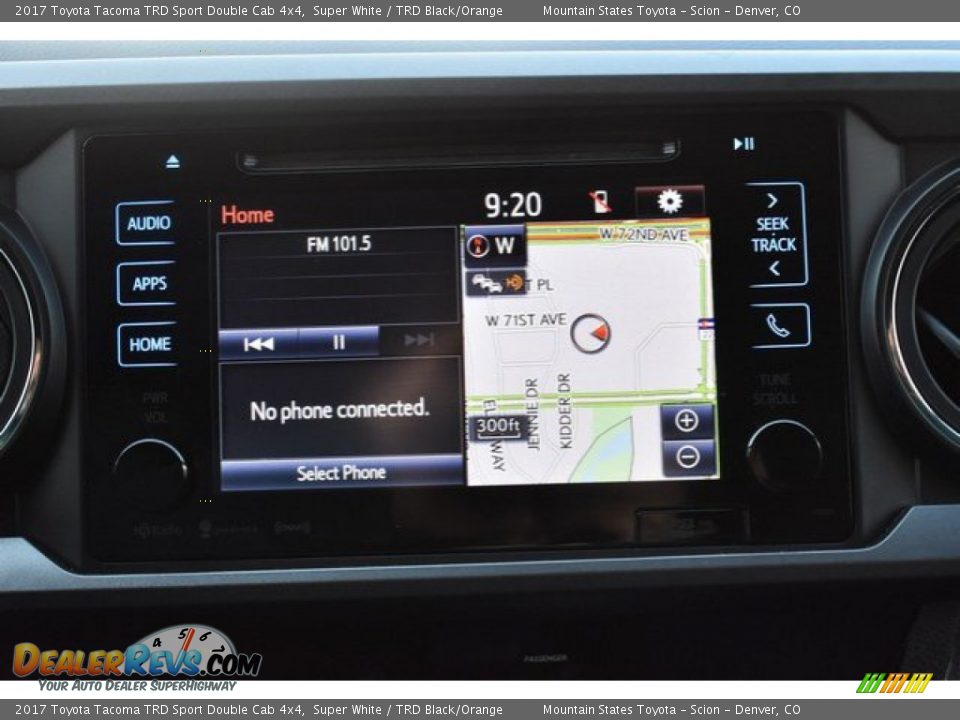 2017 Toyota Tacoma TRD Sport Double Cab 4x4 Super White / TRD Black/Orange Photo #11