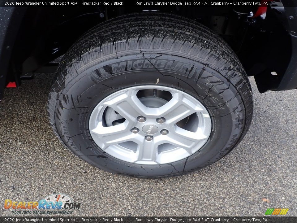 2020 Jeep Wrangler Unlimited Sport 4x4 Firecracker Red / Black Photo #9