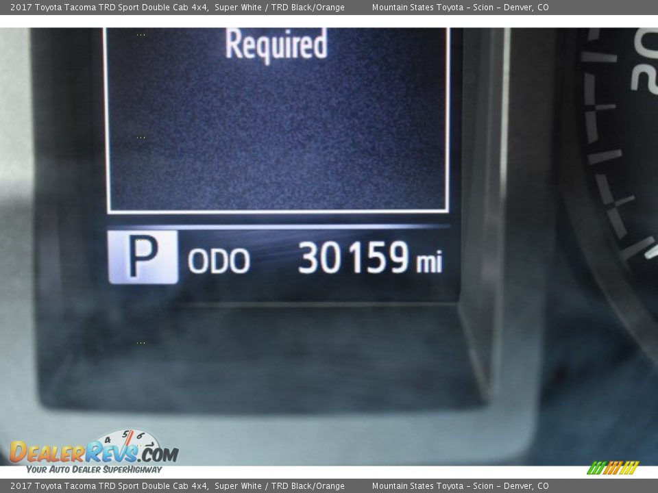 2017 Toyota Tacoma TRD Sport Double Cab 4x4 Super White / TRD Black/Orange Photo #12
