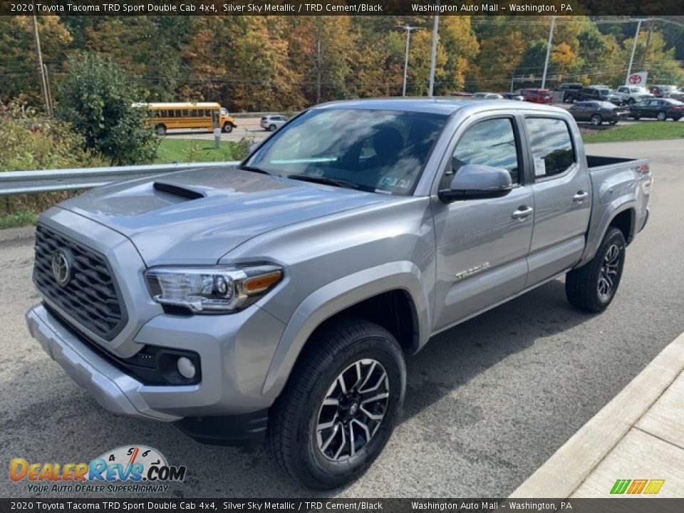 Silver Sky Metallic 2020 Toyota Tacoma TRD Sport Double Cab 4x4 Photo #6