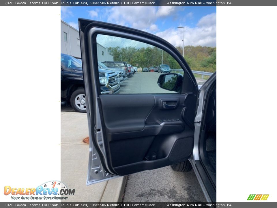 2020 Toyota Tacoma TRD Sport Double Cab 4x4 Silver Sky Metallic / TRD Cement/Black Photo #7