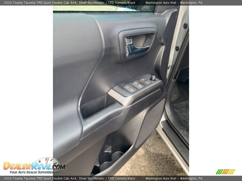 2020 Toyota Tacoma TRD Sport Double Cab 4x4 Silver Sky Metallic / TRD Cement/Black Photo #8