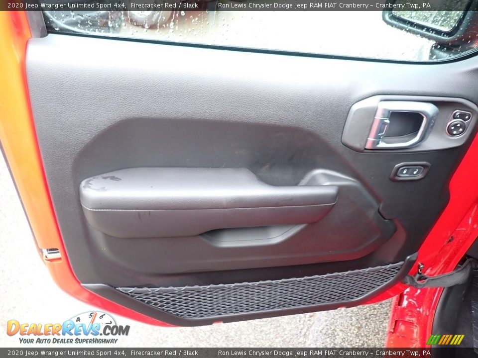 2020 Jeep Wrangler Unlimited Sport 4x4 Firecracker Red / Black Photo #15