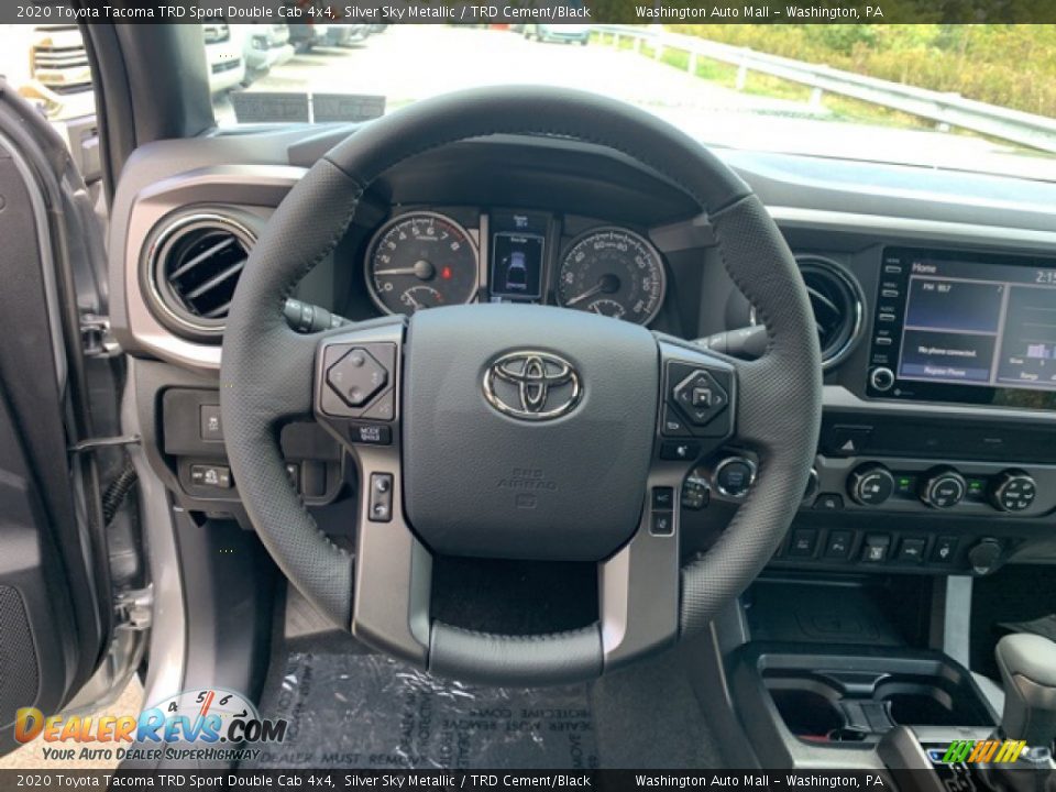 2020 Toyota Tacoma TRD Sport Double Cab 4x4 Steering Wheel Photo #10