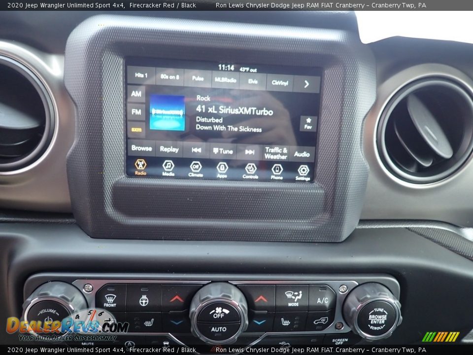 2020 Jeep Wrangler Unlimited Sport 4x4 Firecracker Red / Black Photo #17