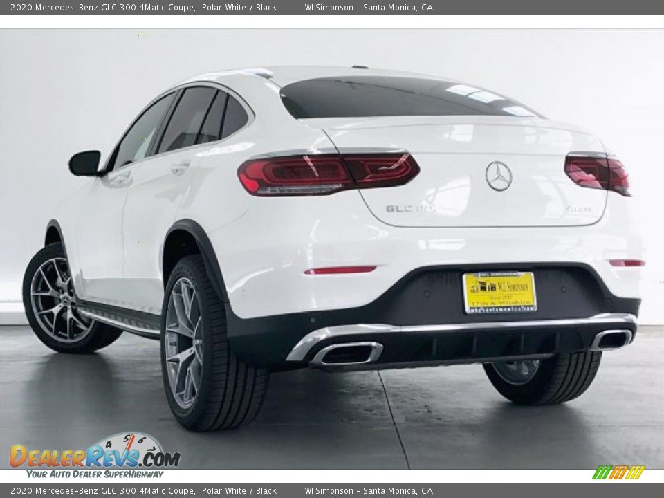 2020 Mercedes-Benz GLC 300 4Matic Coupe Polar White / Black Photo #2