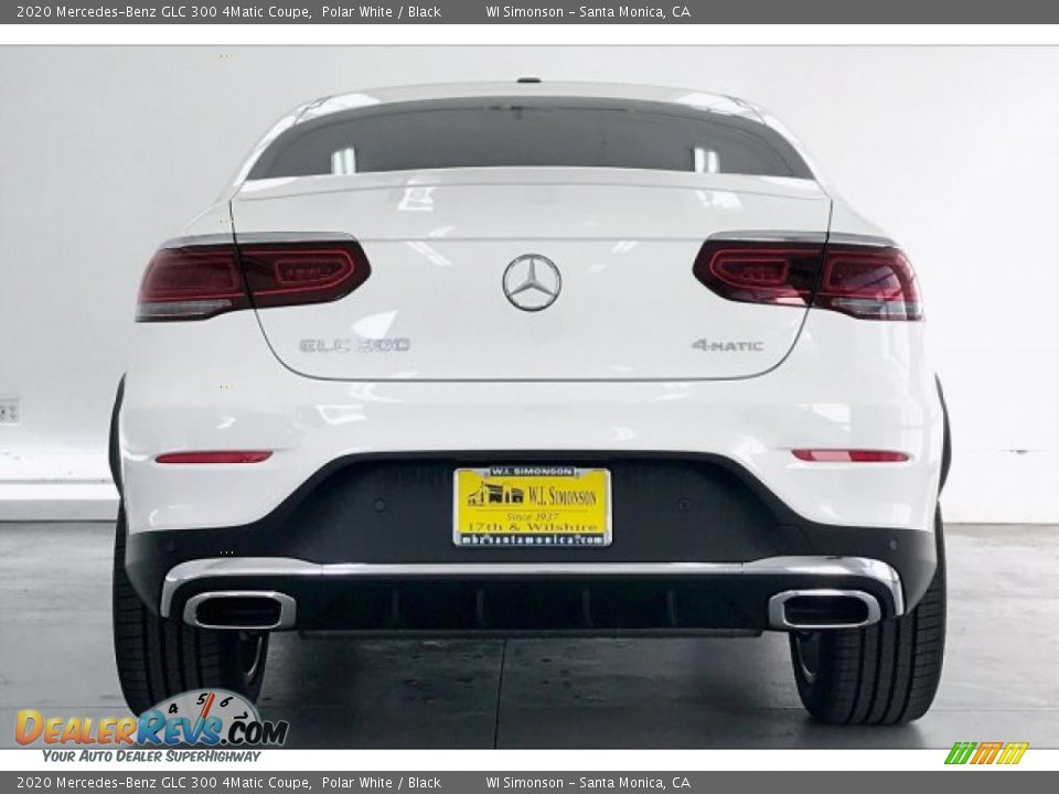 2020 Mercedes-Benz GLC 300 4Matic Coupe Polar White / Black Photo #3