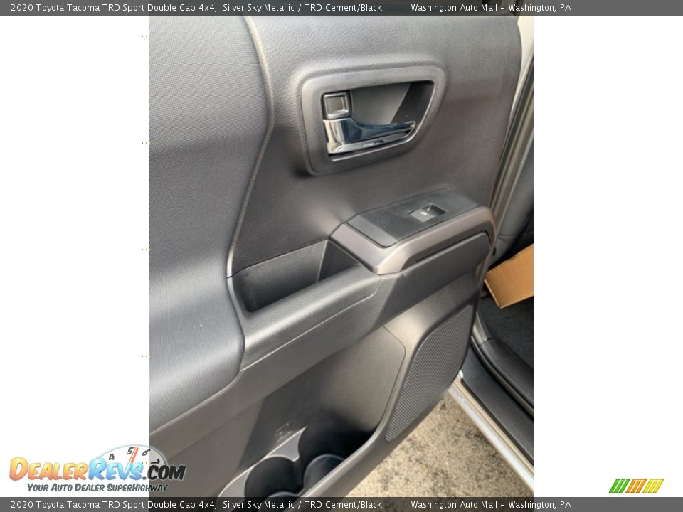 2020 Toyota Tacoma TRD Sport Double Cab 4x4 Silver Sky Metallic / TRD Cement/Black Photo #15