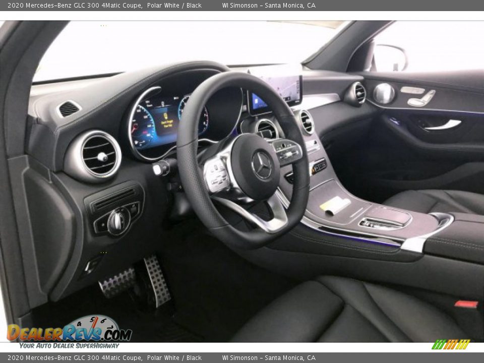 2020 Mercedes-Benz GLC 300 4Matic Coupe Polar White / Black Photo #4