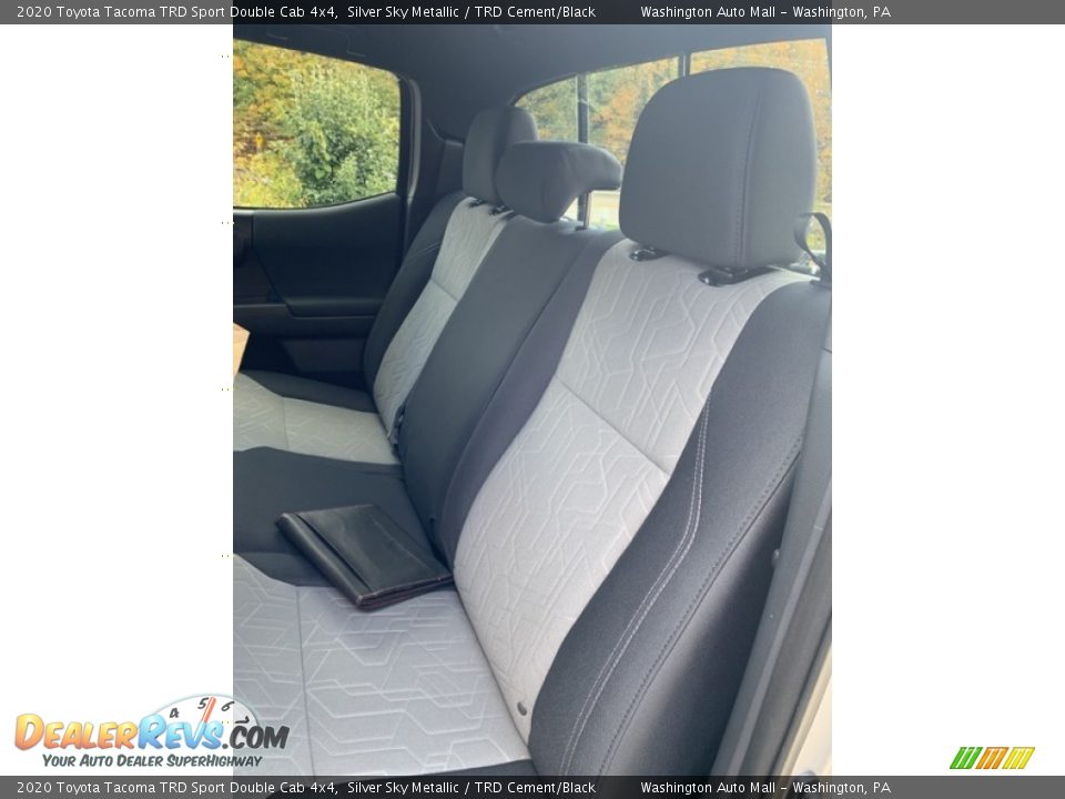 Rear Seat of 2020 Toyota Tacoma TRD Sport Double Cab 4x4 Photo #16